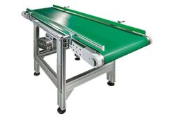 BĂNG TẢI CHUYỂN HÀNG DA PVC XANH